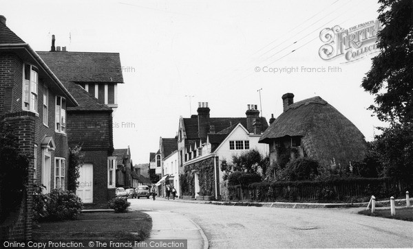 Photo of Steyning, Church Street And Saxon Cottage c.1960