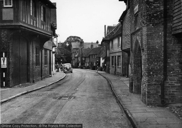 Photo of Steyning, Church Street c.1950
