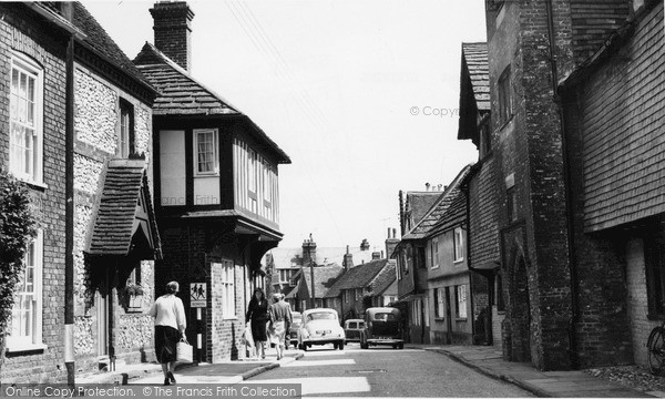 Photo of Steyning, Church Street c.1960