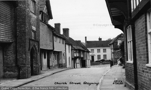 Photo of Steyning, Church Street c.1960