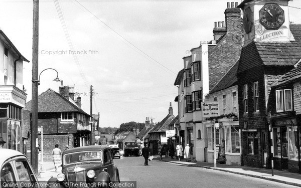 Photo of Steyning, High Street And Clock Tower c.1960