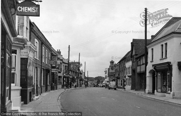 Photo of Steyning, High Street c.1955