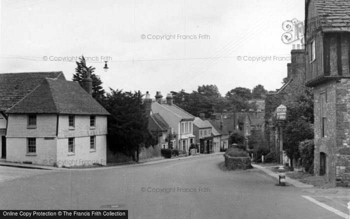 Photo of Steyning, High Street c.1955