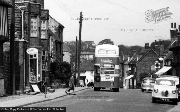 Photo of Steyning, Number 22 Bus c.1960