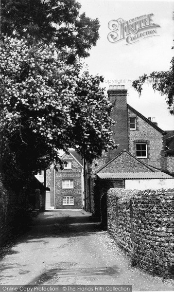 Photo of Steyning, School Lane c.1960