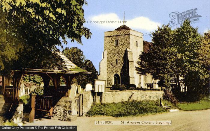Photo of Steyning, St Andrew's Church c.1965