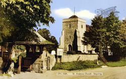St Andrew's Church c.1965, Steyning
