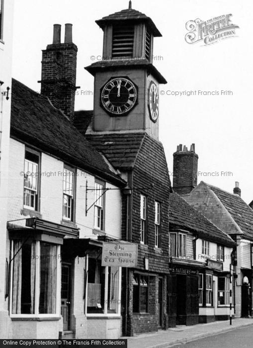 Photo of Steyning, Tea House And Clock Tower c.1950