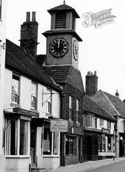 Tea House And Clock Tower c.1950, Steyning