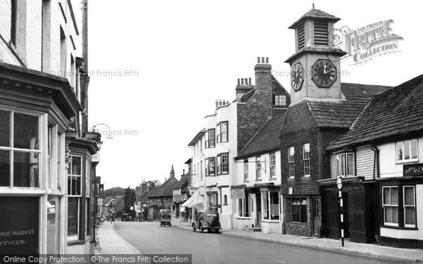 Photo of Steyning, The Clock Tower c.1955