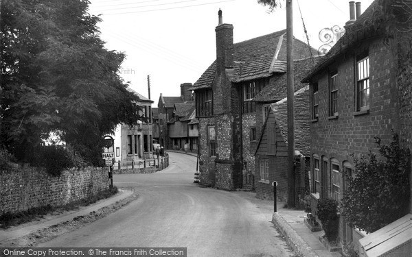 Photo of Steyning, The Corner c.1955