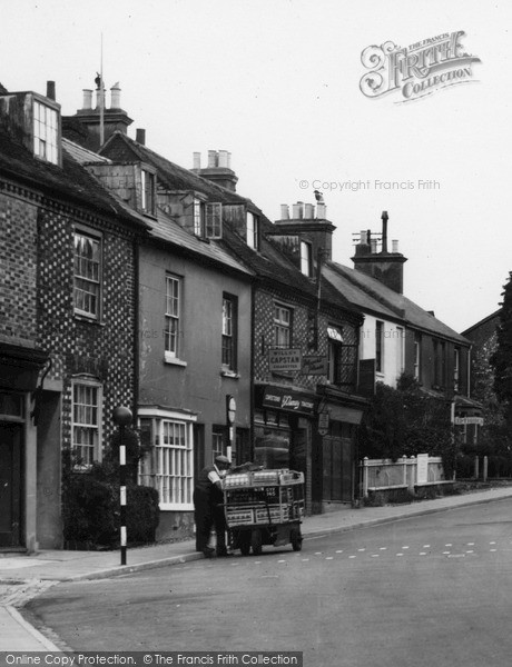 Photo of Steyning, The Milk Float c.1950