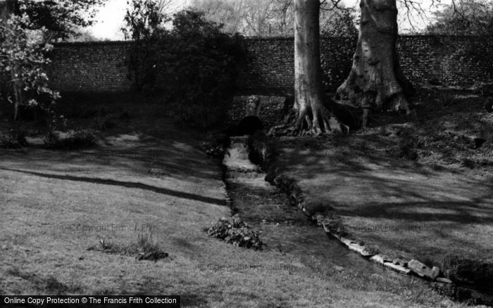 Photo of Steyning, The Waterfall, Gatewick House c.1965