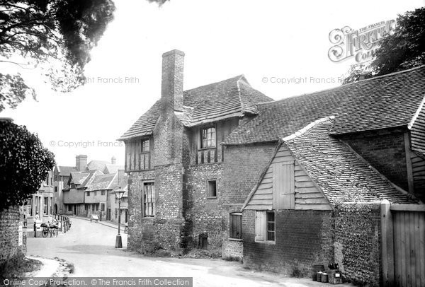 Photo of Steyning, View From White Horse Lane 1914