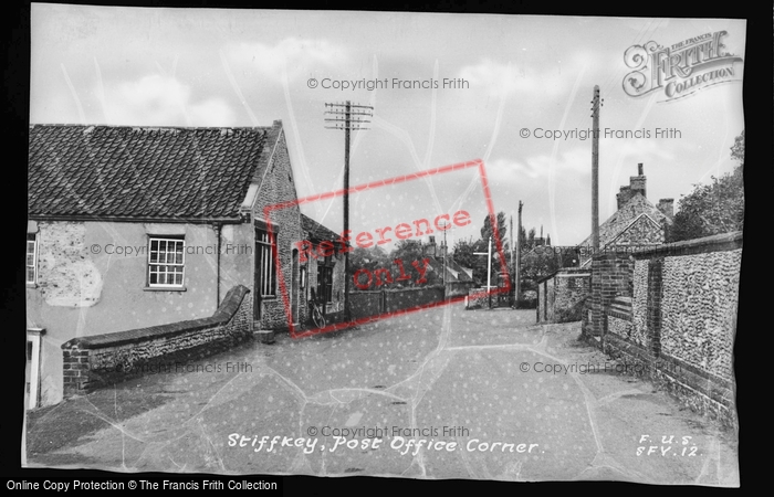 Photo of Stiffkey, Post Office Corner c.1955