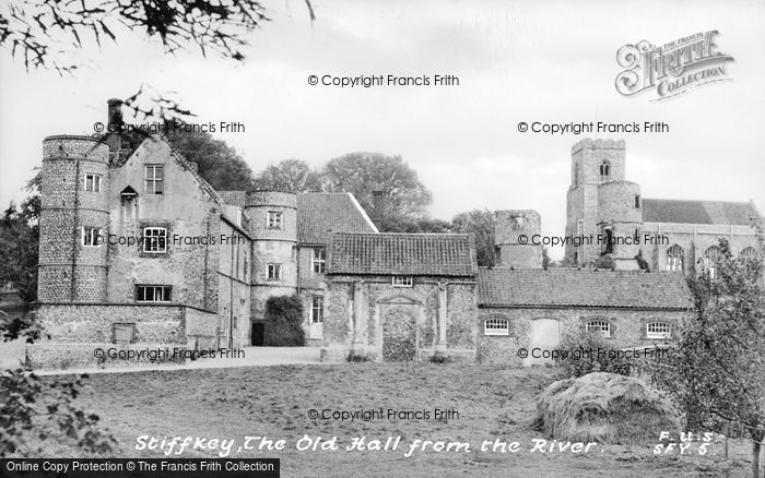 Photo of Stiffkey, The Old Hall From The River c.1955