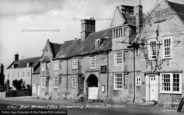 Photo of Stilton, The Bell Hotel (Old Coaching House) c.1955