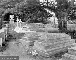 St Michael's Churchyard, Thomas Hardy's Grave 1930, Stinsford