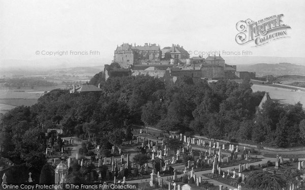 Photo of Stirling, Castle And Cemetery From Ladies' Tower 1899