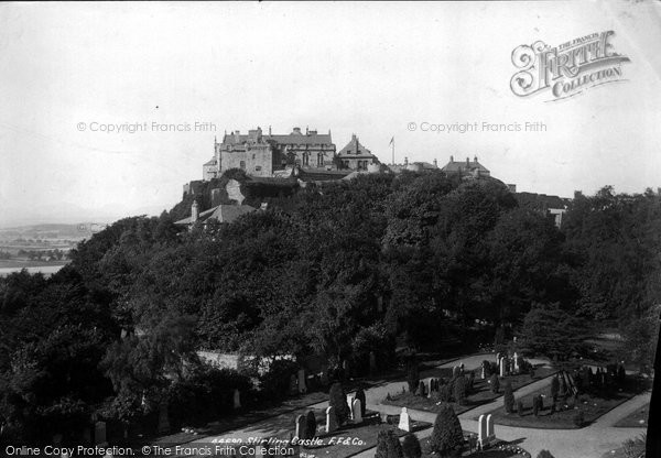 Photo of Stirling, Castle From Ladies' Rock 1899