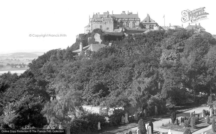 Stirling, Castle from Ladies Rock 1899