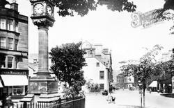 Port Street And George Christie Memorial Clock c.1935, Stirling