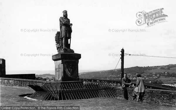 Photo of Stirling, The Bruce Memorial c.1955