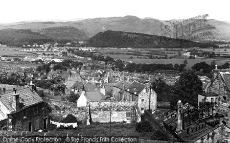 Stirling, view from Castle c1955