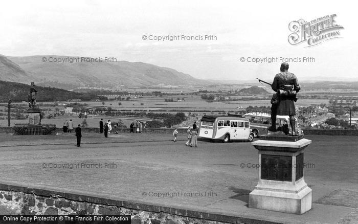 Photo of Stirling, View From Castle Ramparts c.1955