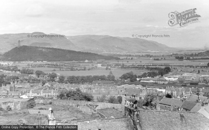 Photo of Stirling, View From The Castle c.1955