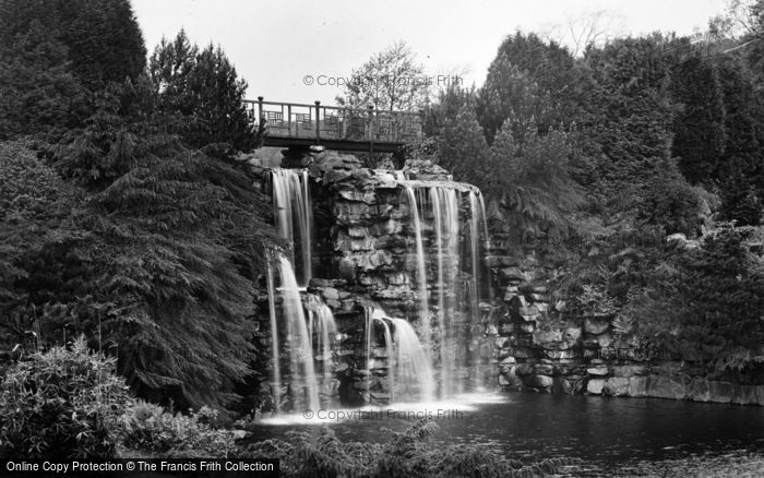 Photo of Stobo, Falls In Castle Grounds c.1935
