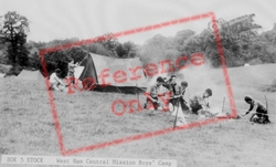 West Ham Central Mission Boys' Camp c.1955, Stock