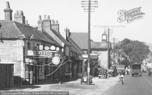 Photo of Stockbridge, High Street, Traffic c.1955