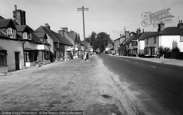 Photo of Stockbridge, Old Three Cups, High Street c.1955