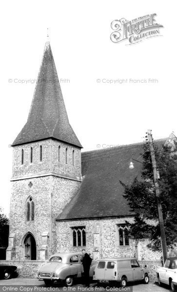 Photo of Stockbridge, St Peter's Church c.1965