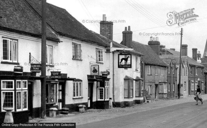 Photo of Stockbridge, The Greyhound c.1955