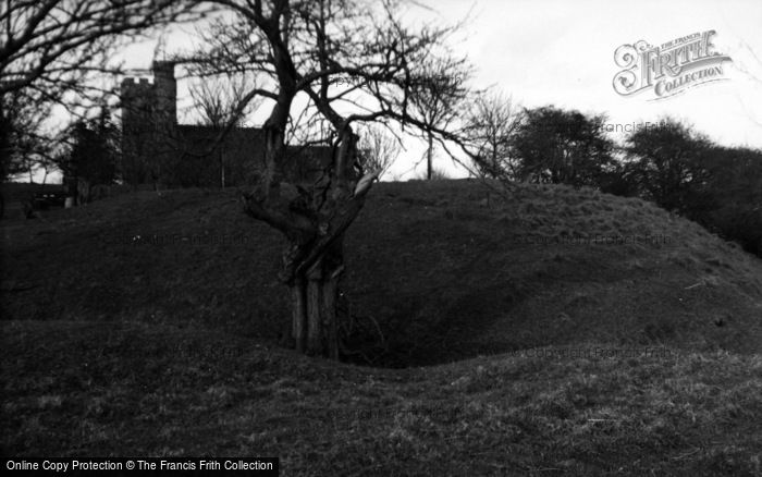 Photo of Stockbury, Church And Castle Mound 1954