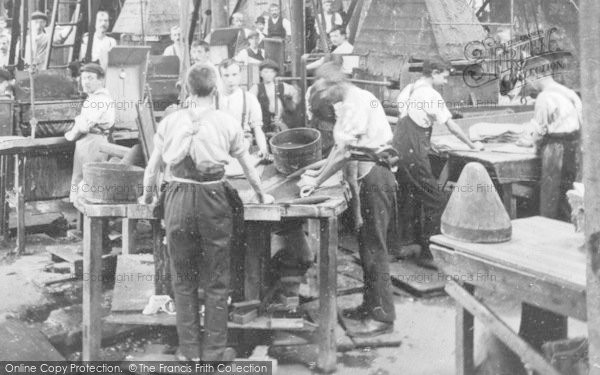 Photo of Stockport, Workers, Battersby Hat Works, Offerton c.1910