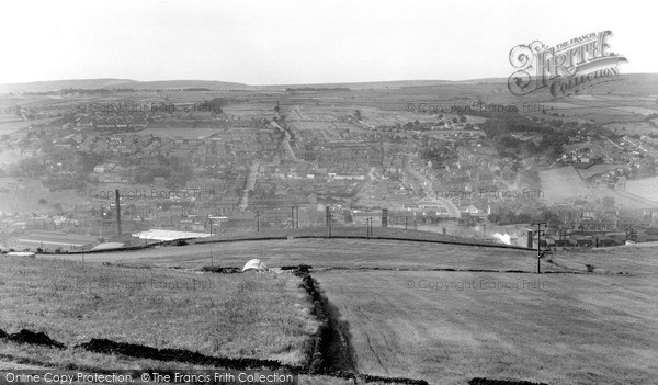 Photo of Stocksbridge, From Green Moor c.1955