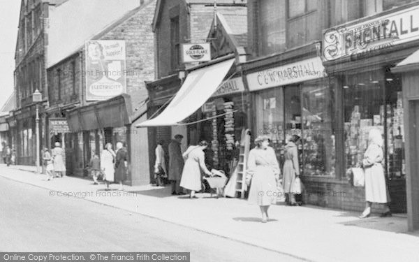 Photo of Stocksbridge, Manchester Road Shops c.1955