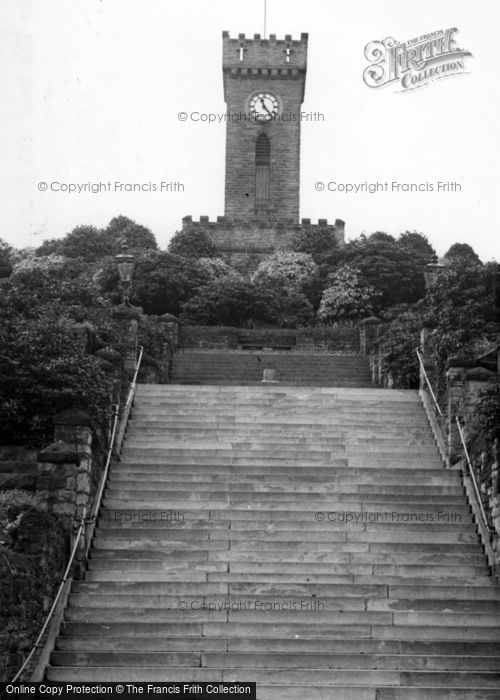 Photo of Stocksbridge, The War Memorial c.1955