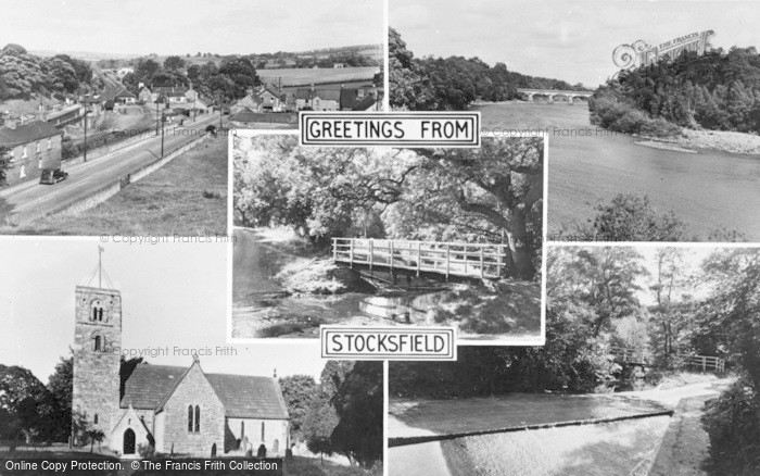 Photo of Stocksfield, Composite c.1955