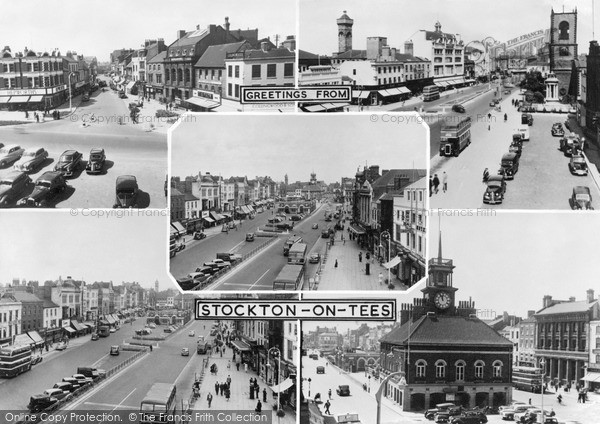Photo of Stockton On Tees, Composite c.1955