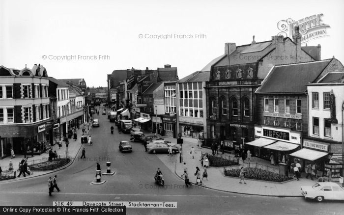 Photo of Stockton On Tees, Dovecote Street c.1960