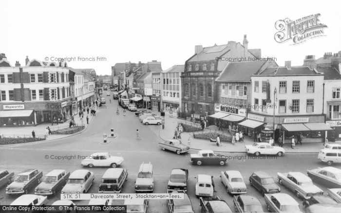 Photo of Stockton On Tees, Dovecote Street c.1960
