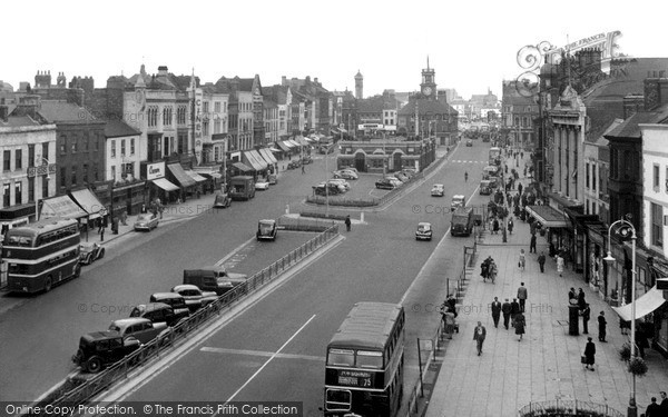 Photo of Stockton-on-Tees, High Street c1955