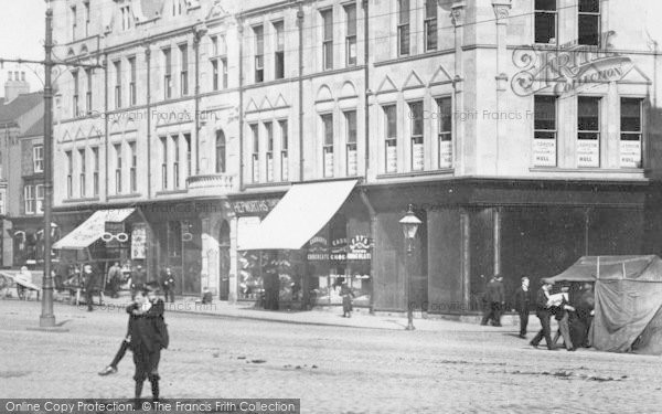Photo of Stockton On Tees, Piggy Back In The High Street 1899