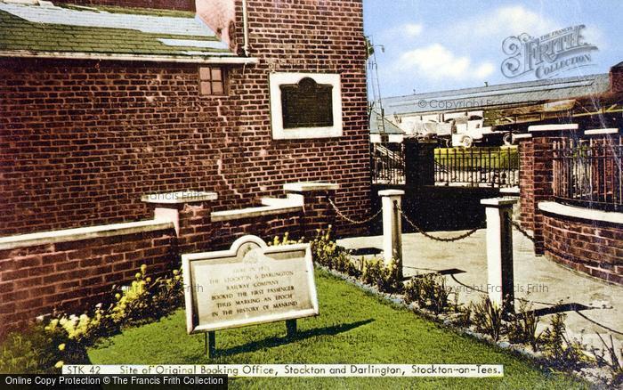 Photo of Stockton On Tees, Site Of Original Booking Office, Stockton & Darlington Railway c.1960