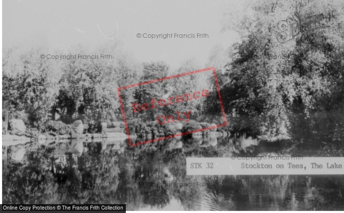 Photo of Stockton On Tees, The Lake c.1955