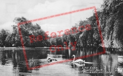 The Lake, Ropner Park c.1955, Stockton-on-Tees